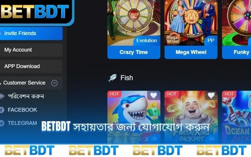 BETBDT সহায়তার জন্য যোগাযোগ করুন